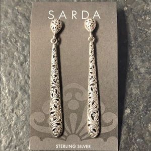 Sterling silver earrings from Indonesia